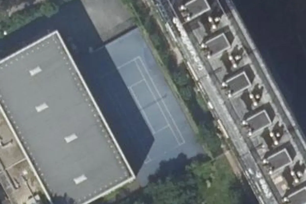 Vue aérienne du site Château des Rentiers et de ses abords